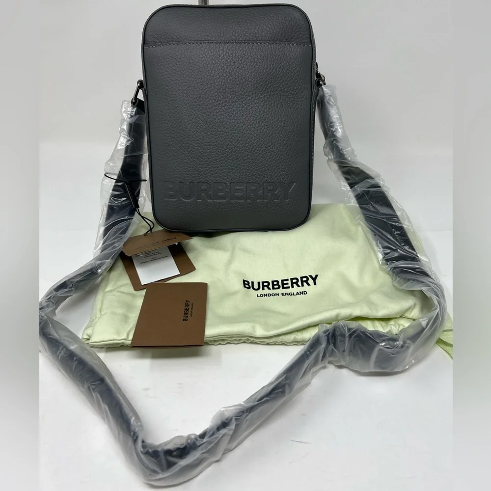New Burberry leather messenger bag Thornton Small Messenger Bag Crossbody bag - Picture 3 of 10